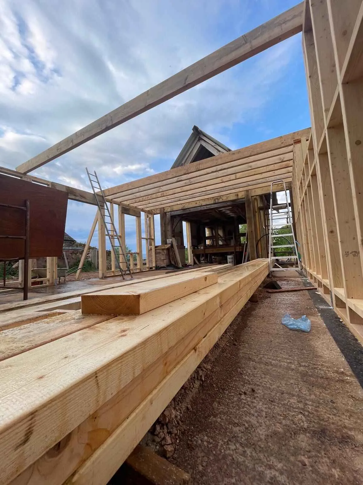 floor joist ready to get fitter